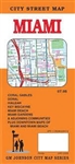 Miami Florida City Street Map. Includes detailed streets for Coral Gables, Doral, Hialeah, Key Biscayne, Miami Beach, Miami Gardens, & adjoining communities, plus downtown maps of Miami and Miami beach.