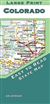 Large print and easy to read map of the state of Colorado. Colorado Springs Regional Map, Denver Regional Map, Fort Collins Regional Map, Pueblo Regional Map, Downtown Denver, Mileage Chart, Recreation Chart.