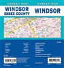 Windsor Street Map Includes Amherstburg, Belle River, Essex, Kingsville, Leamington, Tilbury and adjoining communities, and Essex county map. It shows transportation, boundaries, services, culture centres, and road designations.