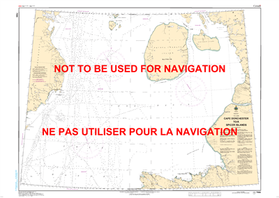 7066 - Cape Dorchester to Spicer Islands Nautical Chart. Canadian Hydrographic Service (CHS)'s exceptional nautical charts and navigational products help ensure the safe navigation of Canada's waterways. These charts are the 'road maps' that guide mariner