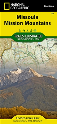 724 Missoula Mission Mountains National Geographic Trails Illustrated