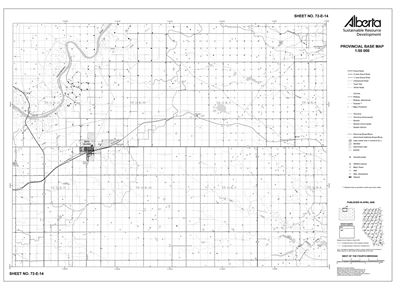 72E14R Alberta Resource Access Map