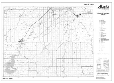 72E15R Alberta Resource Access Map
