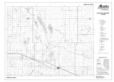 72M11R Alberta Resource Access Map