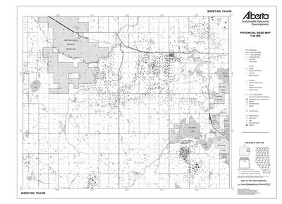 73D09R Alberta Resource Access Map