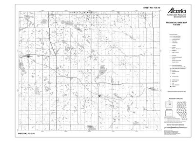 73E10R Alberta Resource Access Map