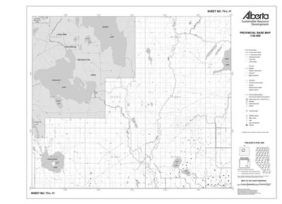 73L11R Alberta Resource Access Map