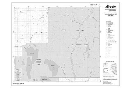 73L14R Alberta Resource Access Map