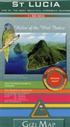 St Lucia Travel & Road map. Lovely indexed road map of St. Lucia, with street plans of central Castries and the holiday complex at Anse Chastanet. Bright altitude coloring and vivid relief shading provide an excellent picture of the islands topography. Ma