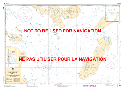 7486 - Navy Channel to Fury and Hecla Strait. Canadian Hydrographic Service (CHS)'s exceptional nautical charts and navigational products help ensure the safe navigation of Canada's waterways. These charts are the 'road maps' that guide mariners safely fr