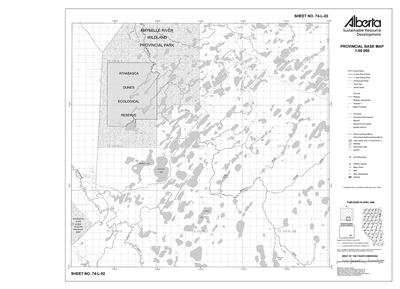 74L02R Alberta Resource Access Map