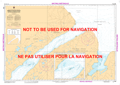 7520 - Prince of Wales Strait - Northern Portion Nautical Chart. Canadian Hydrographic Service (CHS)'s exceptional nautical charts and navigational products help ensure the safe navigation of Canada's waterways. These charts are the 'road maps' that guide