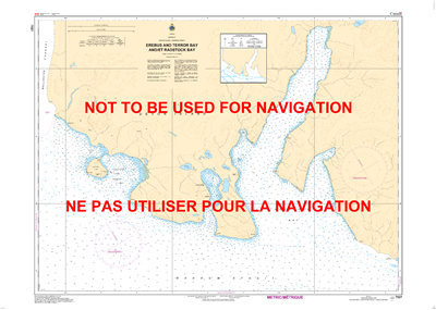 7527 - Erebus Bay and Radstock Bay Nautical Chart. Canadian Hydrographic Service (CHS)'s exceptional nautical charts and navigational products help ensure the safe navigation of Canada's waterways. These charts are the 'road maps' that guide mariners safe