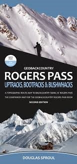 Rogers Pass Uptracks, Bootpacks & Bushwhacks Guide Map. This Rogers Pass map is a topographic route map for backcountry skiing accessible from Rogers Pass in British Columbia. This is a single sided, folded, waterproof, tearproof map. Recently updated.