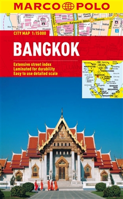 Bangkok pocket map. The optimum city maps for exploring, shopping and much more. The laminated, pocket format is easy to use, complete with public transport maps. The detailed scale shows even the smallest streets and it includes an extensive street index