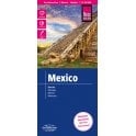 Mexico road & travel map. Reise Know-How maps are double-sided multi-language, rip proof, waterproof maps with very modern cartographic style. Each map is very clear and detailed with an index of place names and often include inset maps.