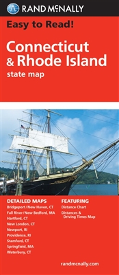 Connecticut & Rhode Island State Road Map. Detailed maps of Bridgeport / New Haven, Fall River, Hartford, New London, Newport, Providence, Stamford, Springfield, and Waterbury. Shows all Interstate, U.S., state, and county highways, along with clearly ind