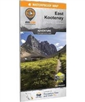 East Kootenay BC Recreation & Trails Map. This double-sided BC topographic map covers the East Kootenay area like no other map. Includes Banff, Canal Flats, Canmore, Cranbrook, Creston, Elkford, Fairmont Hot Springs, Fernie, Flathead, Golden, Invermere, K