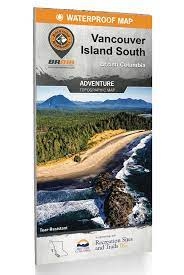 Vancouver Island South BC Adventure Map. Covers the areas around Duncan, Tofino, Bamfield, Victoria, the Gulf Islands and more, this is a must-have for any Vancouver Island adventure. From the breathtaking wilderness of Strathcona Provincial Park to the h