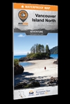 Vancouver Island North BC Adventure Trail map.  Covers the areas around Port Hardy, Port McNeill, Gold River, Campbell River, Courtenay/Comox and more, this is your ultimate guide to exploring one of the most breathtaking areas in the world. This Vancouve