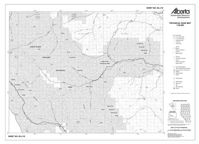 82J10R Alberta Resource Access Map