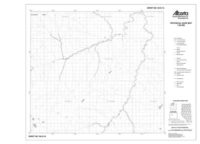 84D14R Alberta Resource Access Map