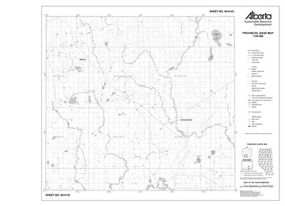 84H03R Alberta Resource Access Map