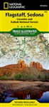 Flagstaff, Sedona, Coconino & Kaibab National Forests Trail Map. Flagstaff and Sedona map includes Coconino National Forest, Kendrick Mountain Wilderness, Kachina Peaks Wilderness, Strawberry Crater Wilderness, San Francisco Peaks, Cinder Hills OHV Area,