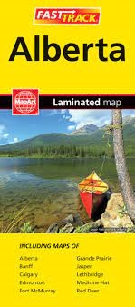 Alberta Laminated Road Map Fast Track. Includes maps of Alberta, Banff, Calgary, Edmonton, Fort McMurray, Grande Prairie, Jasper, Lethbridge, Medicine Hat and Red Deer. Laminated Fast Track maps are durable, convenient, and take all the wear and tear your
