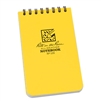 Rite in the Rain Notebook - Pocket Top Spiral - Yellow. This waterproof 3" x 5" Top-Spiral Notebook is small enough to fit comfortably in your pocket and tough enough to survive any of Mother Nature's onslaughts. This scrappy pocket notebook will survive