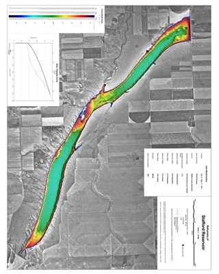 Stafford Lake Bathymetric Chart