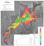 St Mary Reservoir Bathymetric Chart