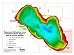 Pigeon Lake Bathymetric Chart