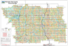 Mountain View County Landowner Map. County and Municipal District (MD) maps show surface land ownership with each 1/4 section labeled with the owners name. Also shown by color are these land types - Crown (government), Freehold (private) and Crown Leased