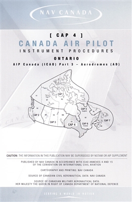 CAP4 Canada Air Pilot 4 Ontario