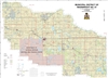 Wainwright Municipal District Landowner map - MD 61. County and Municipal District (MD) maps show surface land ownership with each 1/4 section labeled with the owners name. Also shown by color are these land types - Crown (government), Freehold (private)
