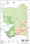 Bighorn Municipal District Landowner map - MD 8. County and Municipal District (MD) maps show surface land ownership with each 1/4 section labeled with the owners name. Also shown by color are these land types - Crown (government), Freehold (private) and