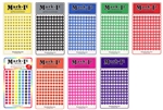 Stickers - Medium Numbered Dots- pack of 480. Small 1/4" dot stickers in a variety of colours. There are 600 dots per package. They are self adhesive, peel off markers that are great for maps, reports and special projects.