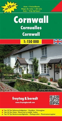 Cornwall UK Travel & Road Map. This map has inset maps for Truro, Newquay, Penzance, St. Austell, Falmouth and Plymouth. Freytag & Berndt road maps are available for many countries and regions worldwide. In addition to the clear design, and shaded relief