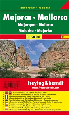 ak0507ip Mallorca Majorca Island Pocket Map