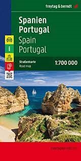 Spain & Portugal Travel Map. Includes an attached booklet index with postal codes and city maps of Lisbon, Madrid, and Barcelona. Freytag & Berndt road maps are available for many countries and regions worldwide. In addition to the clear design, and shade