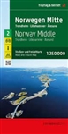 Norway Middle Travel & Road Map. Includes Alesund, Lillehammer and Trondheim. Freytag and Berndt maps are some of the nicest maps available. They are extremely detailed with great color and most of the maps have beautiful relief shading. This maps include