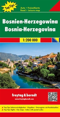 Bosnia and Herzegovina travel and road map. Freytag & Berndt road maps are available for many countries and regions worldwide. In addition to the clear design, and shaded relief these road maps have a lot of additional information such as; roads, sights,