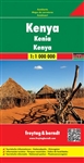 Kenya Travel Map Freytag & Berndt road maps are available for many countries and regions worldwide. In addition to the clear design, and shaded relief these road maps have a lot of additional information such as; roads, sights, camping sites and various t