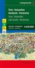 The Tyrol Dolomites and Lake Garda region in Italy offers a diverse range of breathtaking landscapes, charming towns, and cultural attractions.  The clear design, shaded relief, and extensive index of local authorities make navigation easy, while the addi