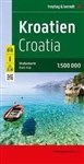 Croatia Detailed Travel & Road Map. Freytag & Berndt road maps are available for many countries and regions worldwide. In addition to the clear design, and shaded relief these road maps have a lot of additional information such as roads, sights, camping