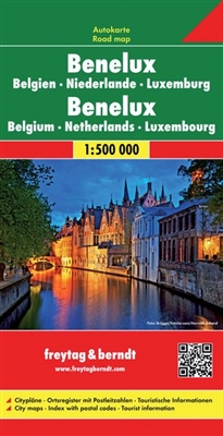 Benelux - Belgium Netherlands & Luxembourg Travel Map. Freytag & Berndt road maps are available for many countries and regions worldwide. In addition to the clear design, and shaded relief these road maps have a lot of additional information such as; road