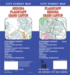 Flagstaff, Sedona, Grand Canyon city street map