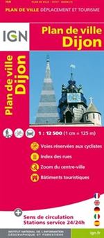 Dijon City Plan IGN