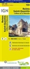 Reims Saint-Quentin France Travel & Road Map. The brand new revision of the IGN Top 100 maps - originally designed for cyclists they should appeal to anyone who wants to explore their holiday area of France in detail by walking, cycling or by car. IGN say